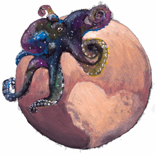 Cosmic Octopus Art